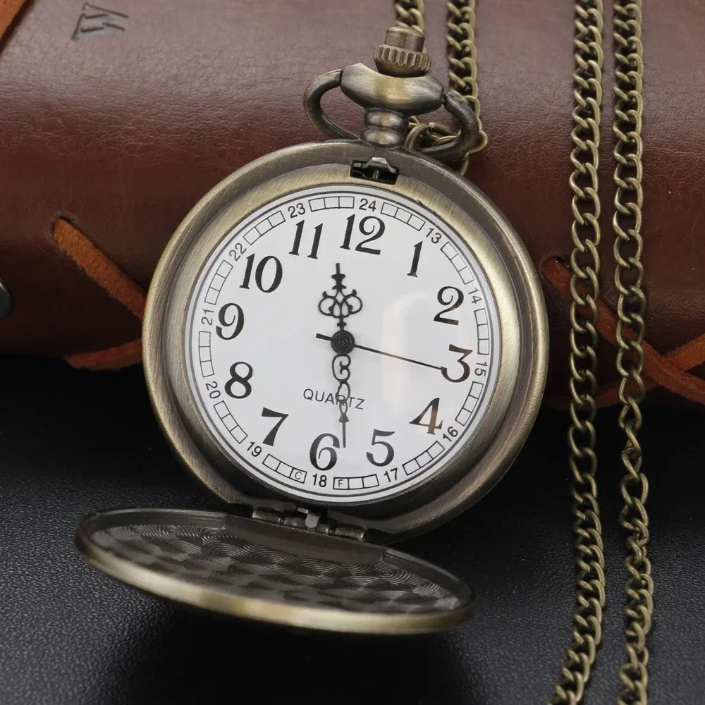 غامض غريب مثلث العين تسجيل كوارتز ساعة الجيب خمر Steampunk فوب سلسلة قلادة الخصر قلادة الرجال والنساء هدية