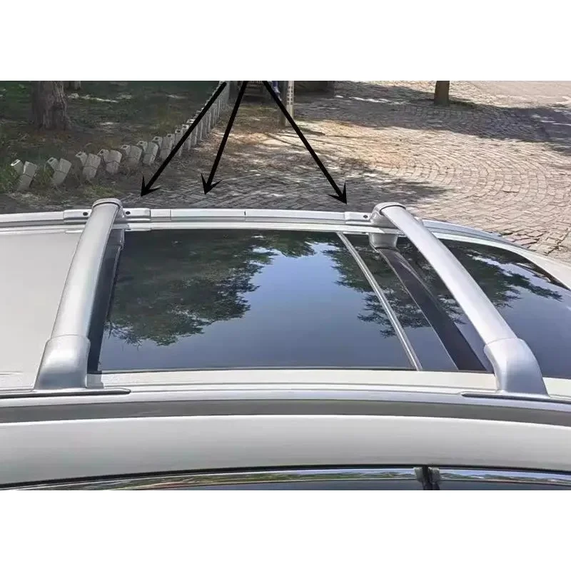 High Quality 2PCS Silver Cross Bar Roof Cargo Carrier Rack Fit for Murano 2015‑2024