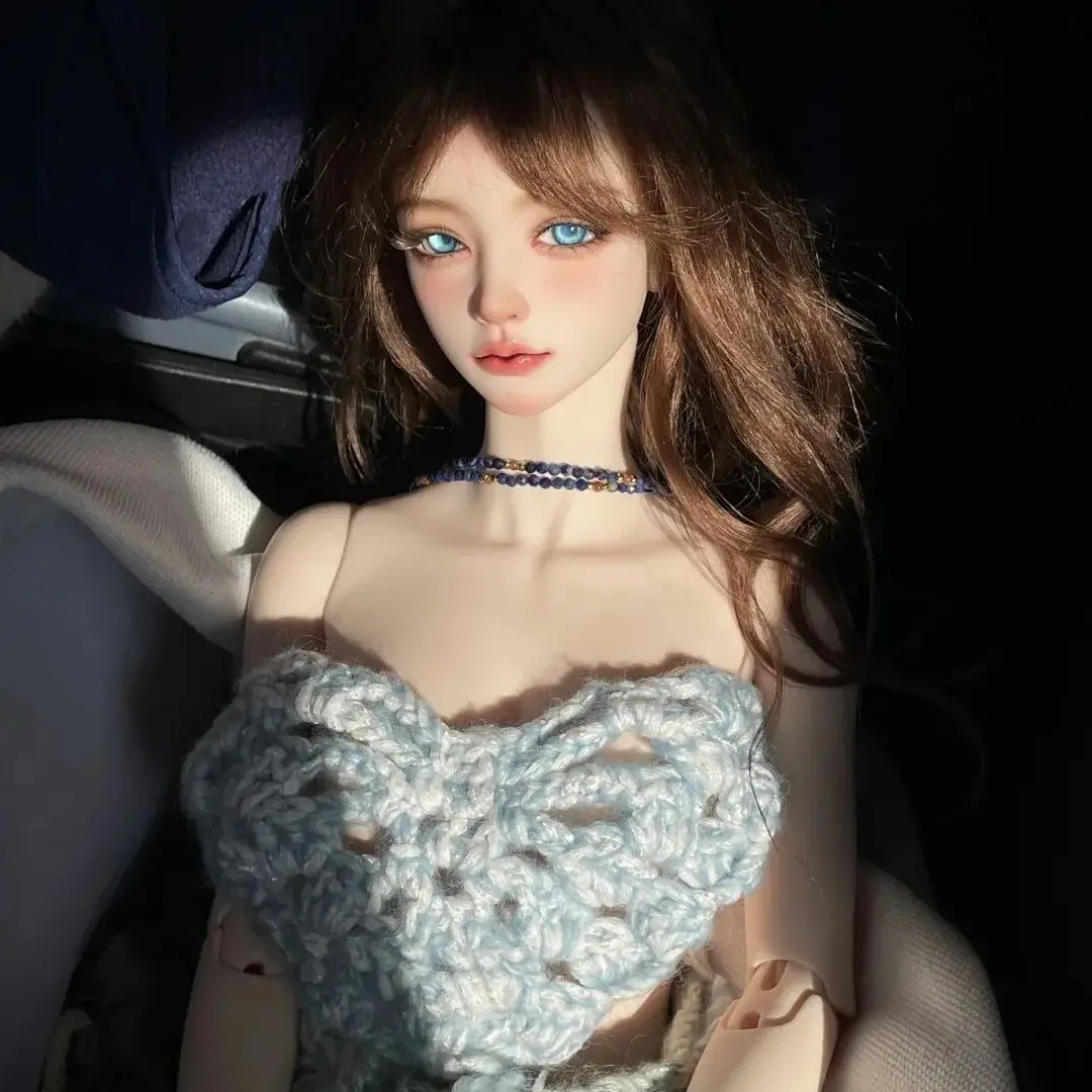 New 60cm hahaBJD 63cm Height 1/3 scale girl Anime mari highly attractive body popular bjd remain dogs eyes spot makeup