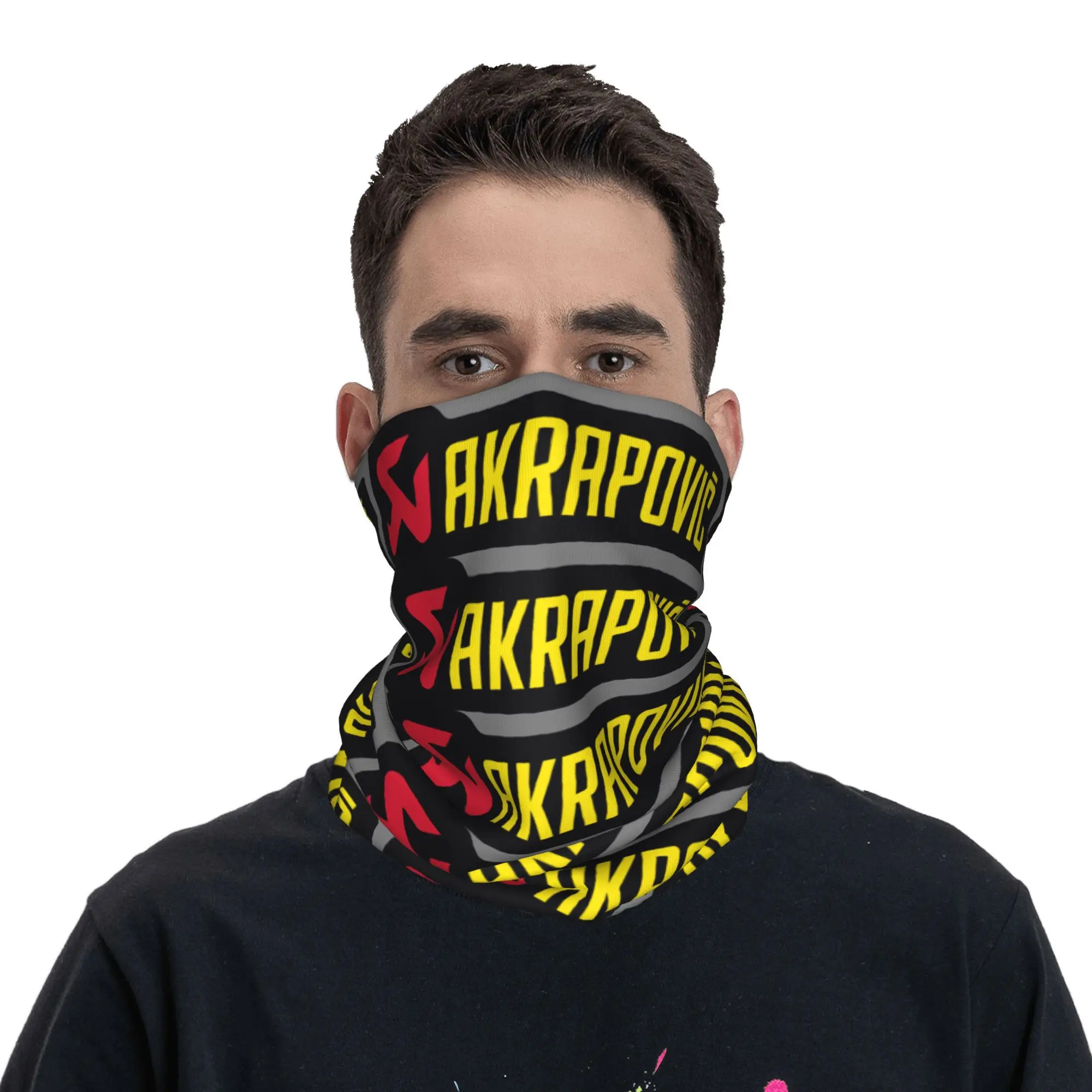 Akrapovics логотип AKS мотоциклетная бандана на выхлопную трубу, маска с принтом, шарф, теплая Балаклава для бега для мужчин, женщин, взрослых