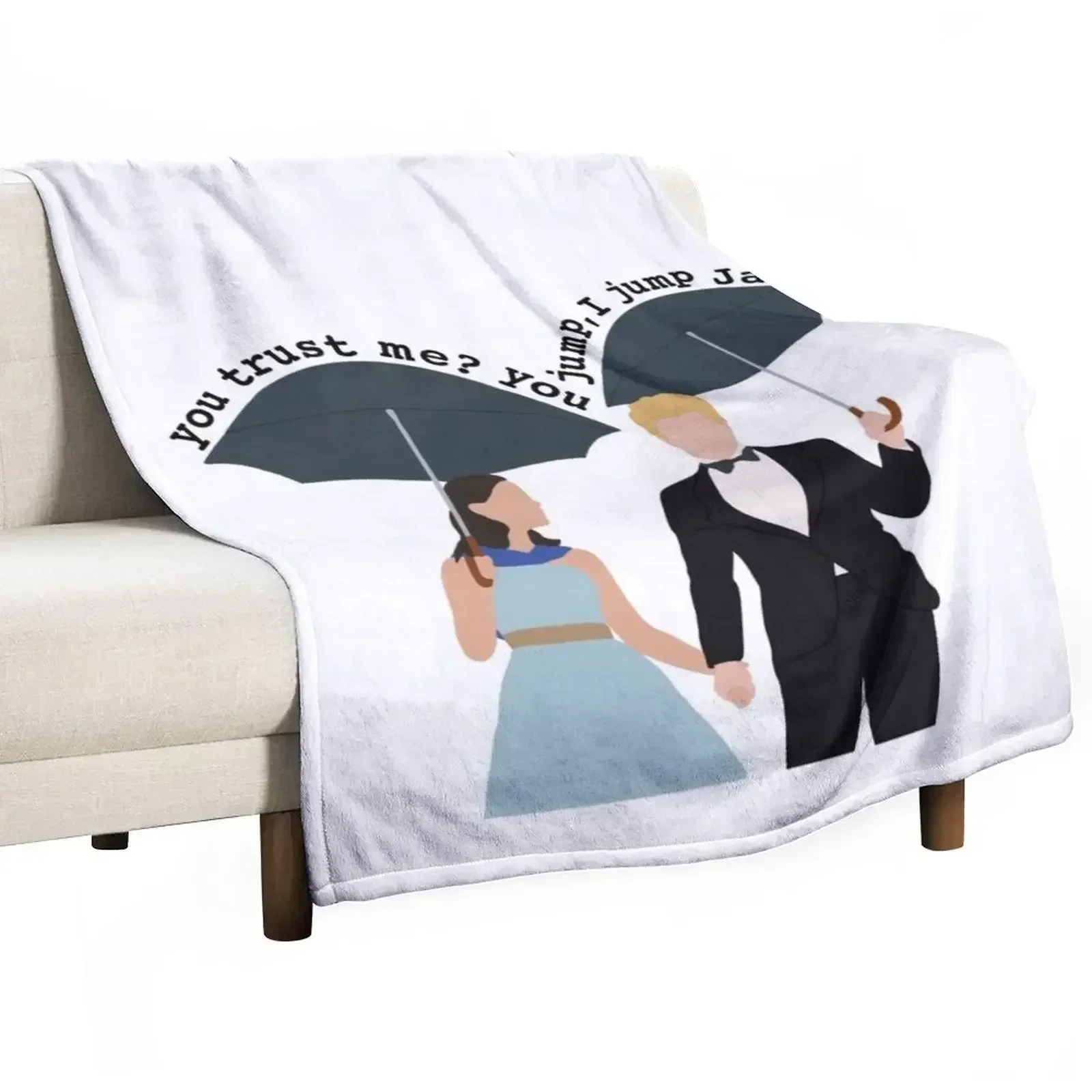 you jump I jump Jack Throw Blanket manga Flannel Luxury Throw Decorative Throw for sofa Soft Plaid Blankets