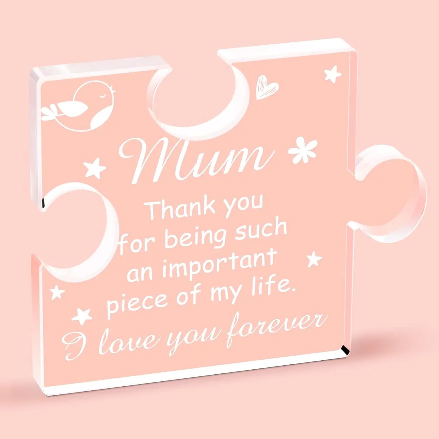 Geburtstags geschenke, Acryl puzzle Mutter Bruder Frau Schwester Geburtstag präsentiert mein Mann Geschenke danke Geschenk für Geburtstag Weihnachten