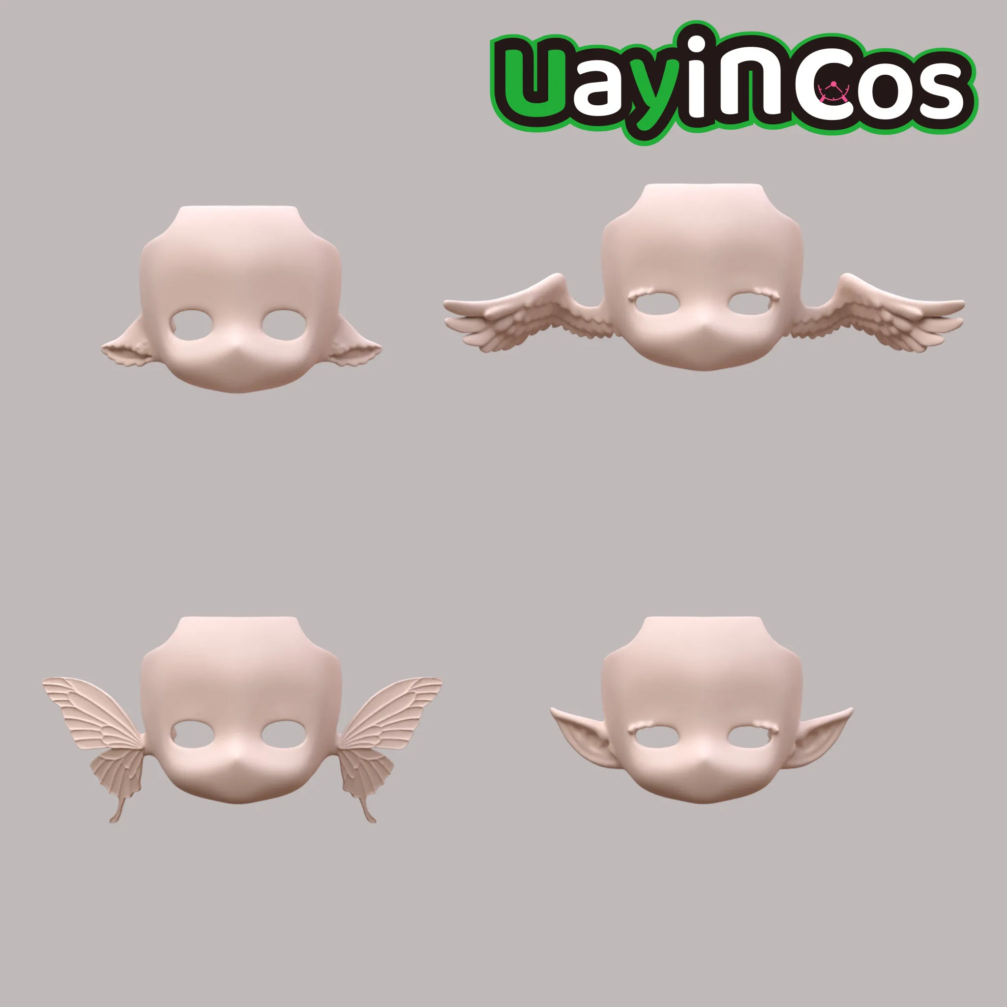 수제 OB11 GSC 페이스플레이트 블랭크 페이스 워터 스티커 페이스 쉘 큰 귀 윙크 BJD 인형 액세서리 게임 애니메이션 장난감 어린이 선물