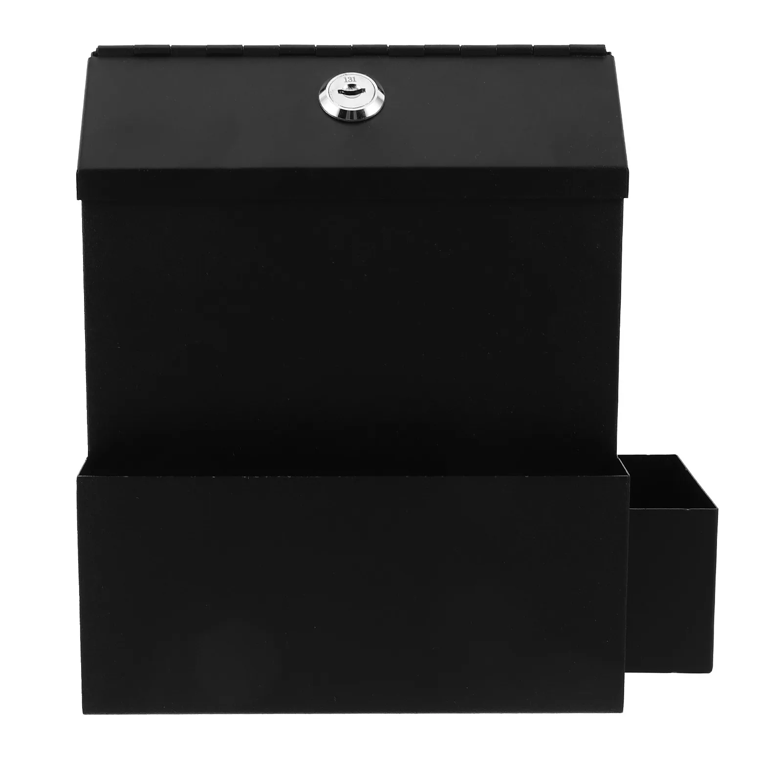 

Secure Black Ballot Box with Slot and Lock for Classroom School Office Elections Donation Fundraising Feedback and Prayer