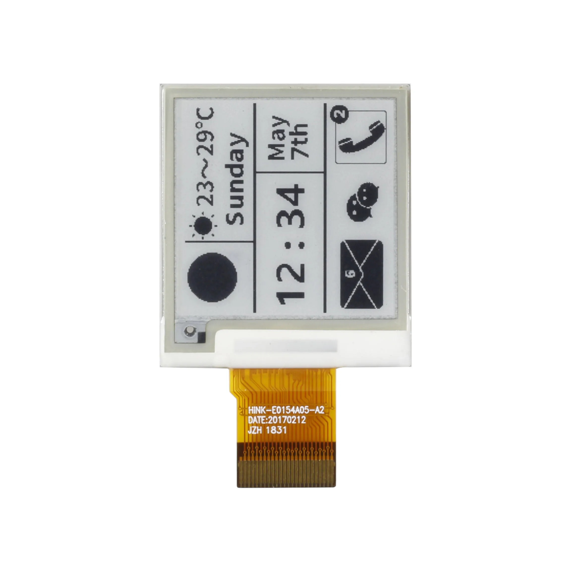 

Eink дисплей 1,54 дюйма Epaper 200x200 E-Paper HINK-E0154A05-A2