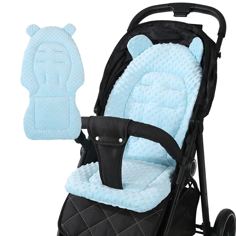 New Universal Cotton Stroller Cushion for Baby Infant Sleep Thermal Mattress Double-sided Four Seasons Stroller Supplies