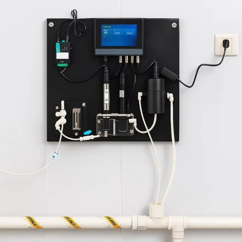 

High Precision RS485 4-20mA PH EC ORP Online Monitoring Device for City Pipeline Water Supply Water Quality Sensor