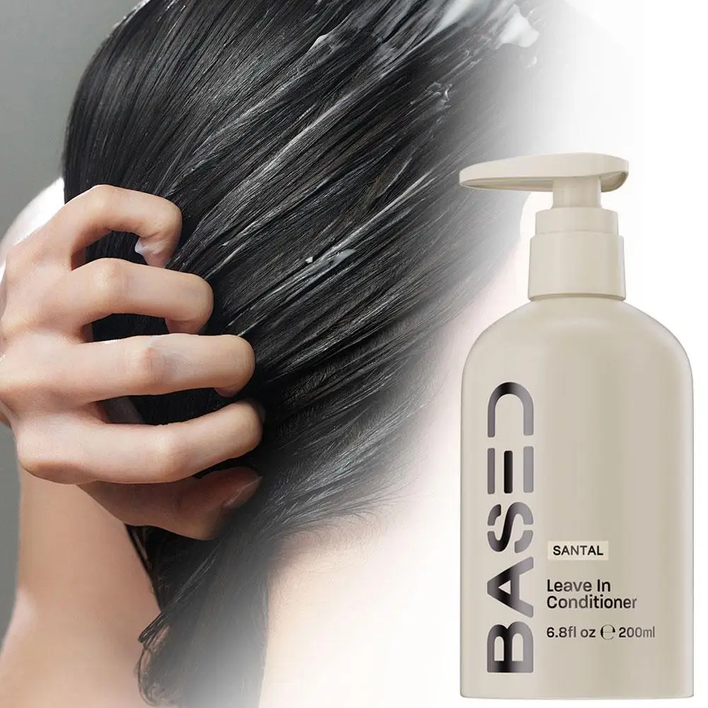 BASED Sandalwood Curling Styling Mousse Fluffy Textured Hairstyle Anti Frizz Repair Split Ends Dry Damaged Hair For Men Women