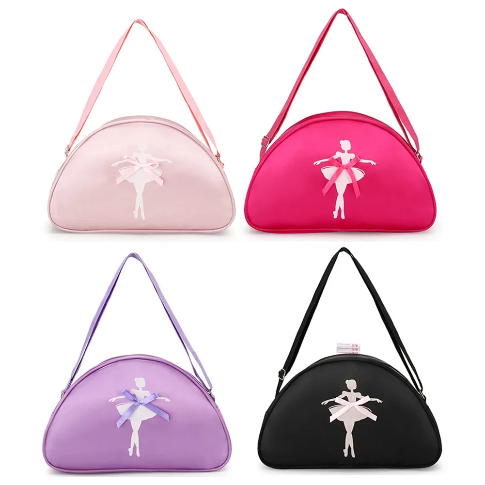 Ballet Dance Bags Handbag Pink Girls Lovely Backpack Baby Package Ballet Bag Handbag One Shoulder Bag Waterproof Princess Bag