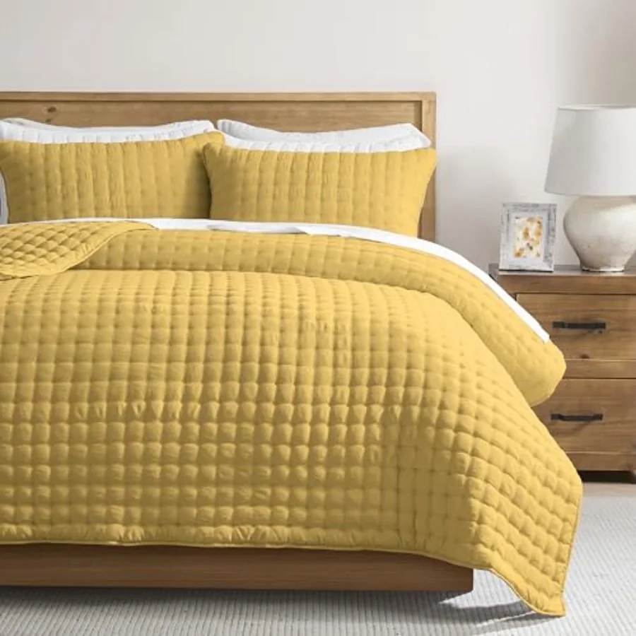 

Комплекты постельного белья размера Queen с 2 наволочками, легкое мягкое стеганое покрывало, тонкое стеганое одеяло, накидка на кровать