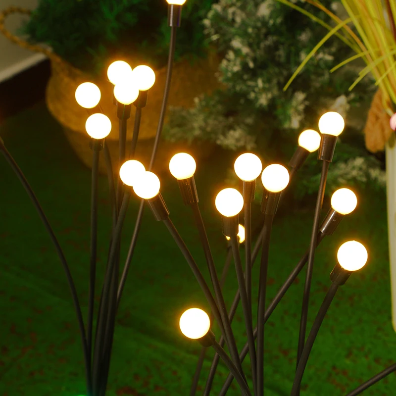 Solar Firefly Light Outdoor Waterproof Lighting Lawn Light Balcony Garden Decoration Insert Atmosphere Light