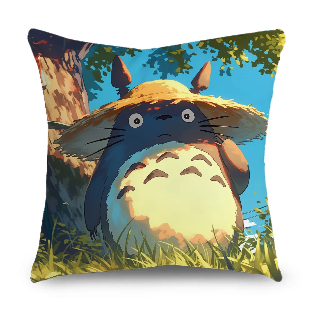 T-TOTOROS Cute Pillow Case Pillowcase Home Sofa Cushions Car Cushions Pillowcover Office Pillowshell Pillow