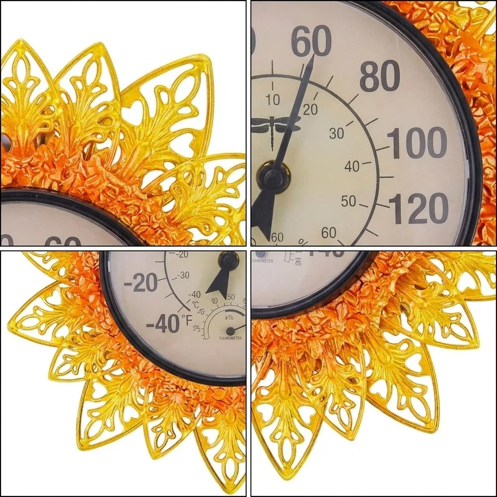 Sun-Designed Outdoor Thermometer with Built-in Copper Plate No For Battery Required for Accurate Temperature Readings