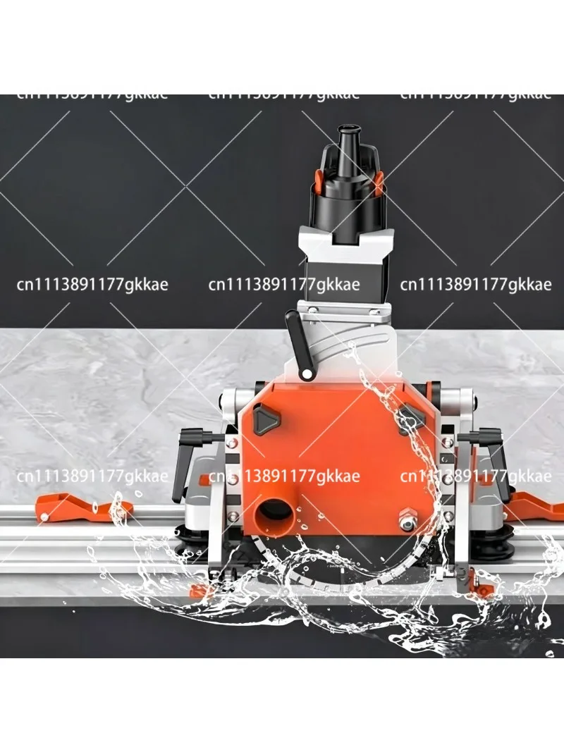 Electric Rail Tile Cutter for Slate & Ceramic 45° Chamfer Straight Cut Multifunctional Machine
