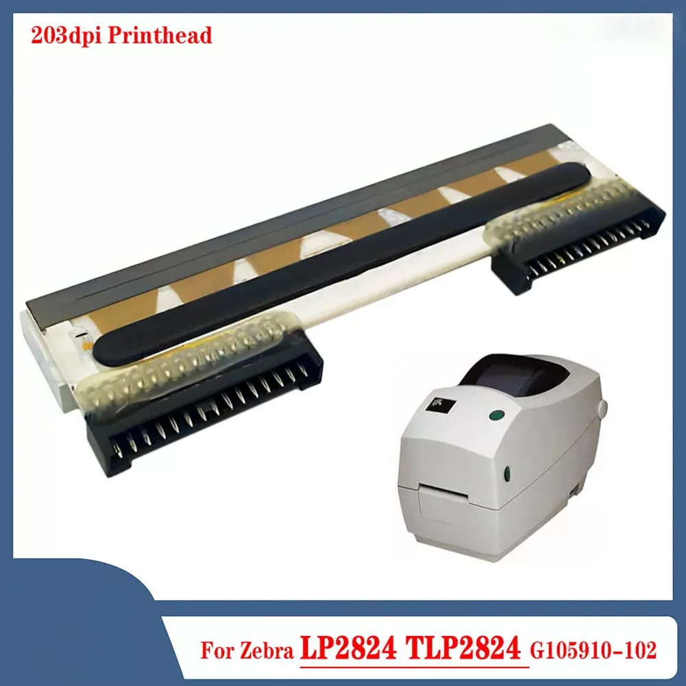 203dpi Thermal Print Head G105910-102 For Zebra LP2824 TLP2824 Label Printer Replacement Part High Resolution Barcode