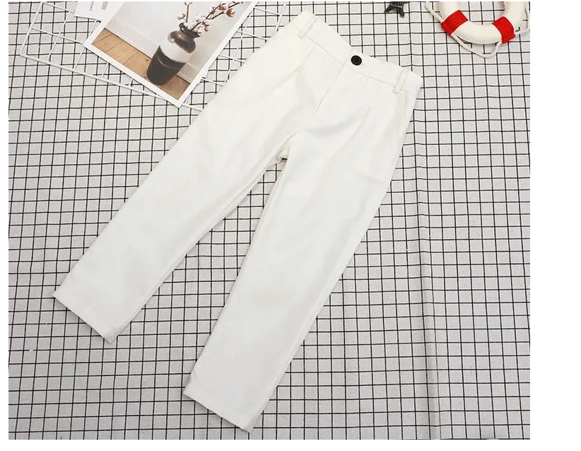 Neue 2025, Hochzeitshose für Jungen, Kinder, Frühling, Schule, Anzughose, Kinder, schwarze lange Hose für Teenager, Jungen, Kinder, formelle Partyhose – Detail 5