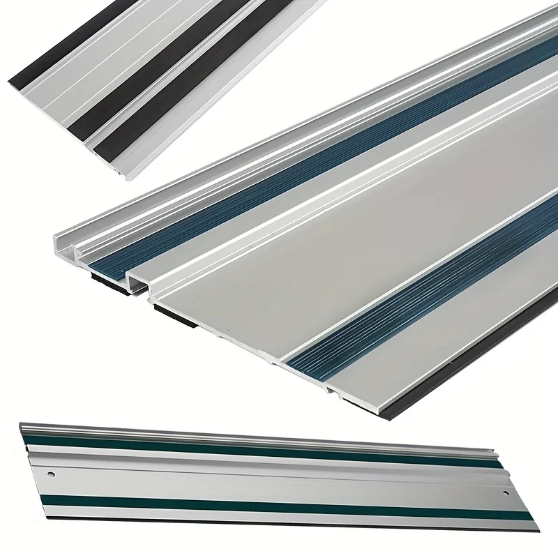 1Pc Track Saw Guide Rail Circular Guide Rail for Woodworking Longer Cuts Track Saws Aluminum Guide Rail System - 600/800mm - view 6