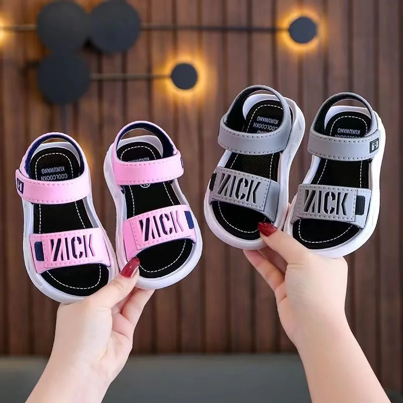 Summer Kids Sandals Baby Girls Shoes Boy Soft Sole Non-slip Rubber Boys Girls Sandals Toddler Children's Shoes 2-10 Years