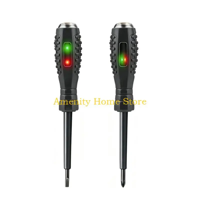 F26C Line Testing Electrical Test Pen for Electricians and Home DIY Work, with Color Display Panel and Textured Grip