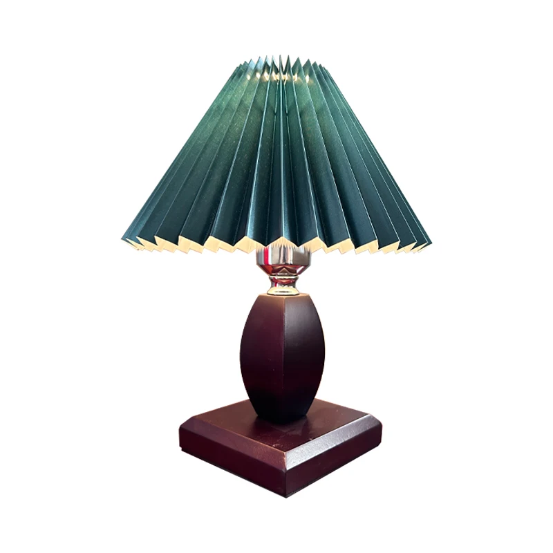OEM ODM Factory Direct Best Price Modern Design Desk Set Home Decor Luxury Fabric Lamp Bedside Living Room