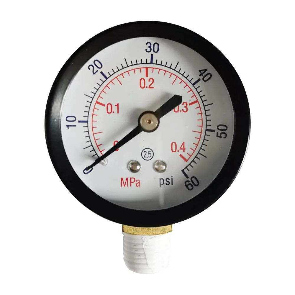 

Boxed Pressure Gauge 0-60 PSI Replacement for Select Sand & D.E. Pool Filter ECX270861