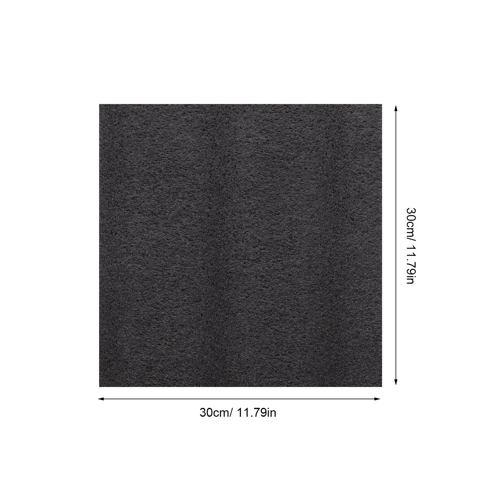 4Pcs Dense Polyethylene Foam Sheets 11.8x11.8x0.4 Inch Black Protective Packing Foam for Shipping Cases Camera Gear Fragile