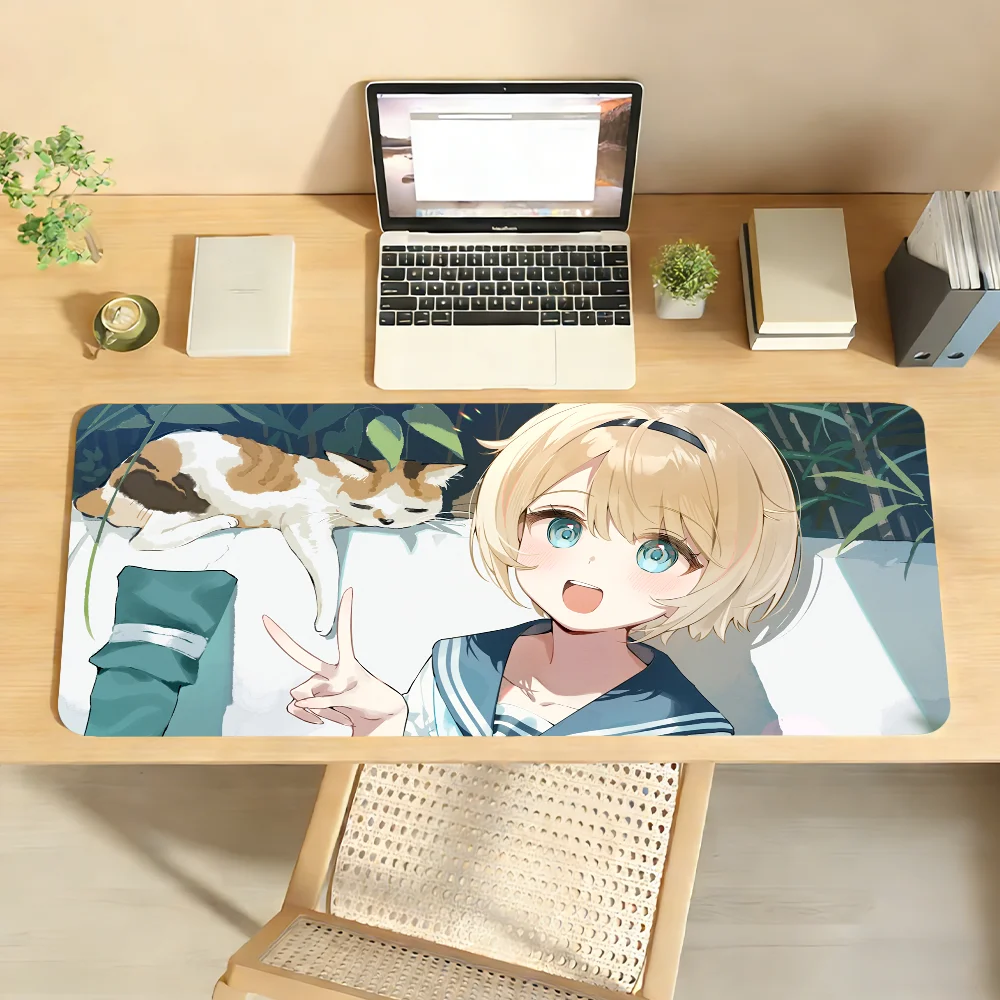 V-Kazama Iroha Mauspad, Computer-Laptop, Gummi, rutschfest, Mauspad, Gamer, Dekoration, Schreibtischunterlage