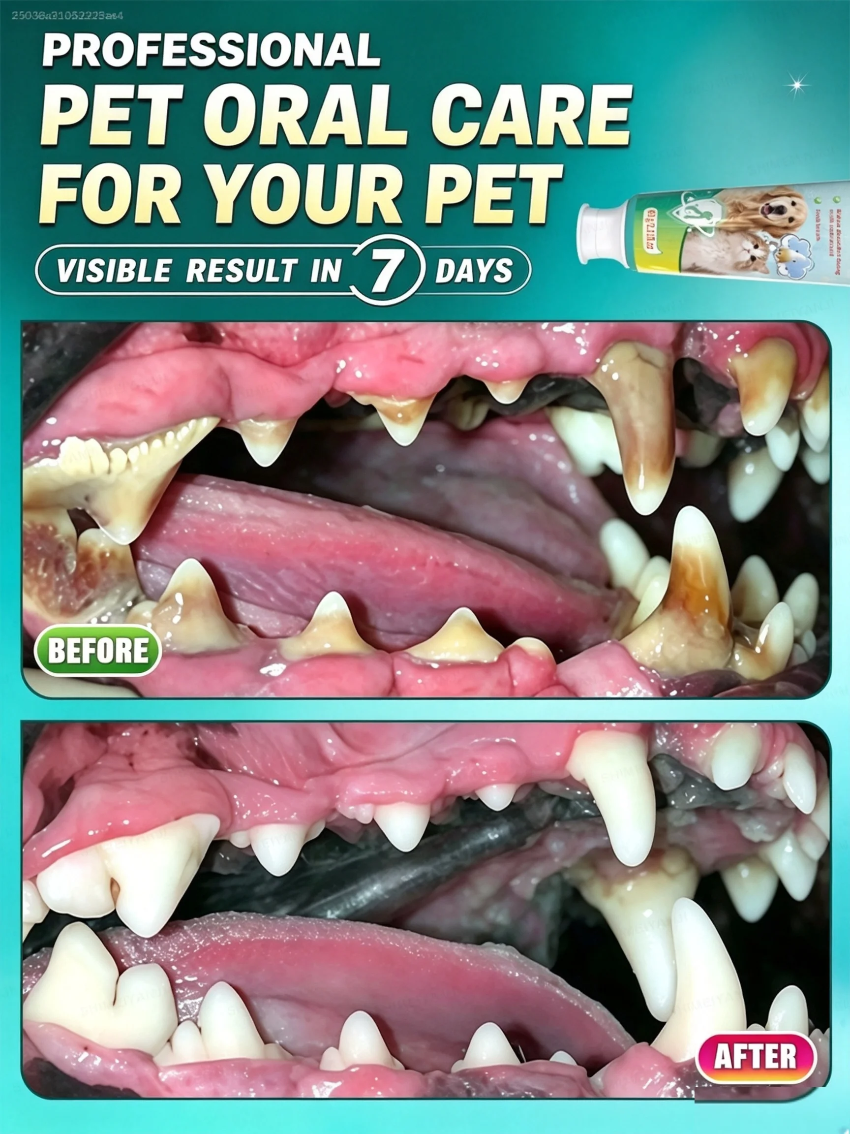 Pet Toothpaste For Fresh Breath And Tartar Prevention