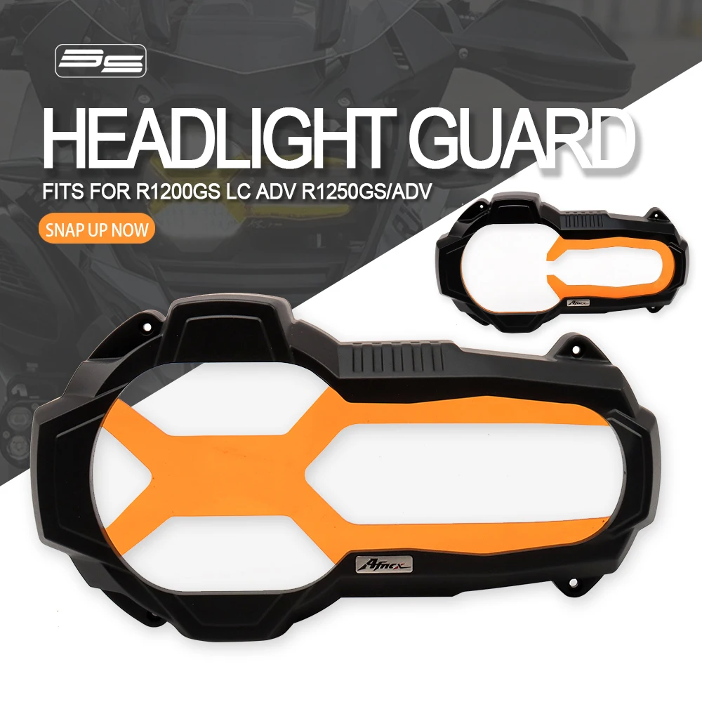 Fit For BMW GS1250 R1250GS ADV 2024 Motorcycle Glass lens Headlight Protector R 1200 GS LC Adventure  Front Lamp Guard Cover