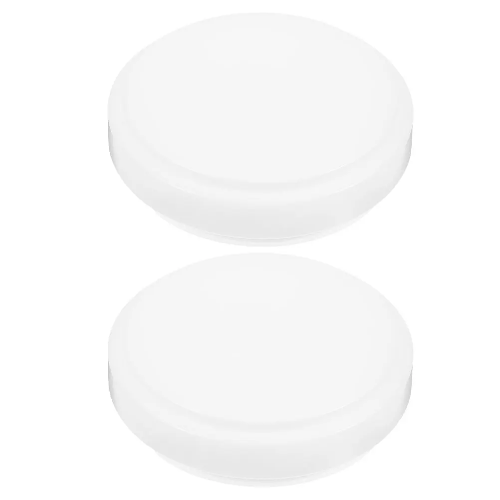 

2pcs Round Light Diffuser 18.7Cm Plastic Lampshade Flush Mount Replacement Shatterproof Bulb Guard For Kitchen Garage Office