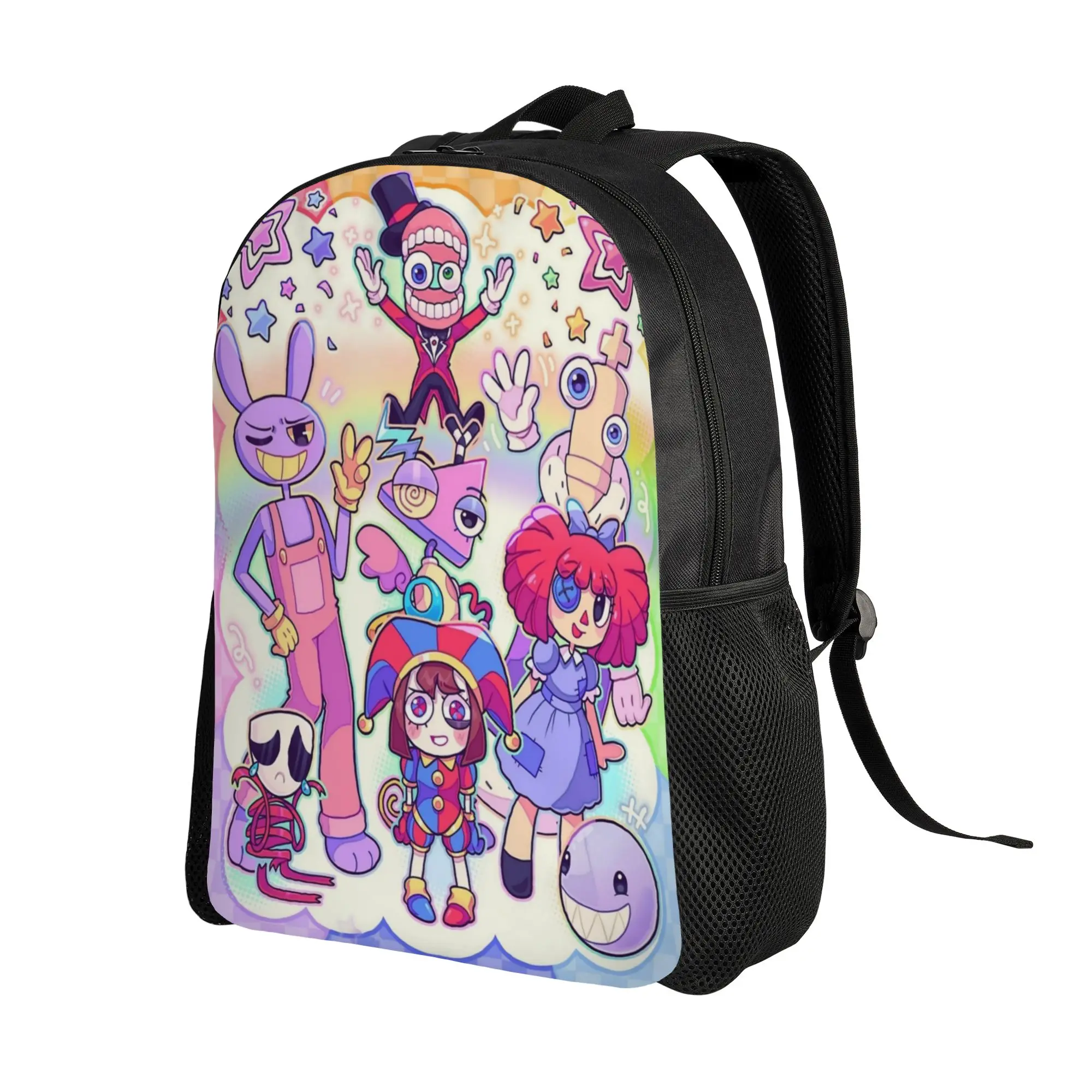 Cute Cartoon P-Pomnis J-Jaxs Backpack Sports High School Hiking Travel T-TADCs Daypack for Men Women Laptop Canvas Bags
