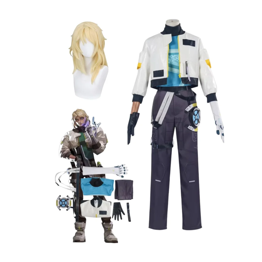

Game Valorant Deadlock Cosplay Costume Full Set Uniform Outfits Valorant Deadlock Cosplay Costume Props