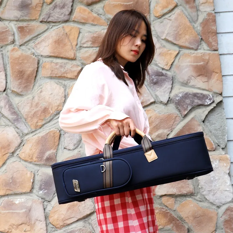 Jinchuan electric hair tube bag musical instrument hair tube saxophone bag thickened back can lift hair tube bag cover - Image 3