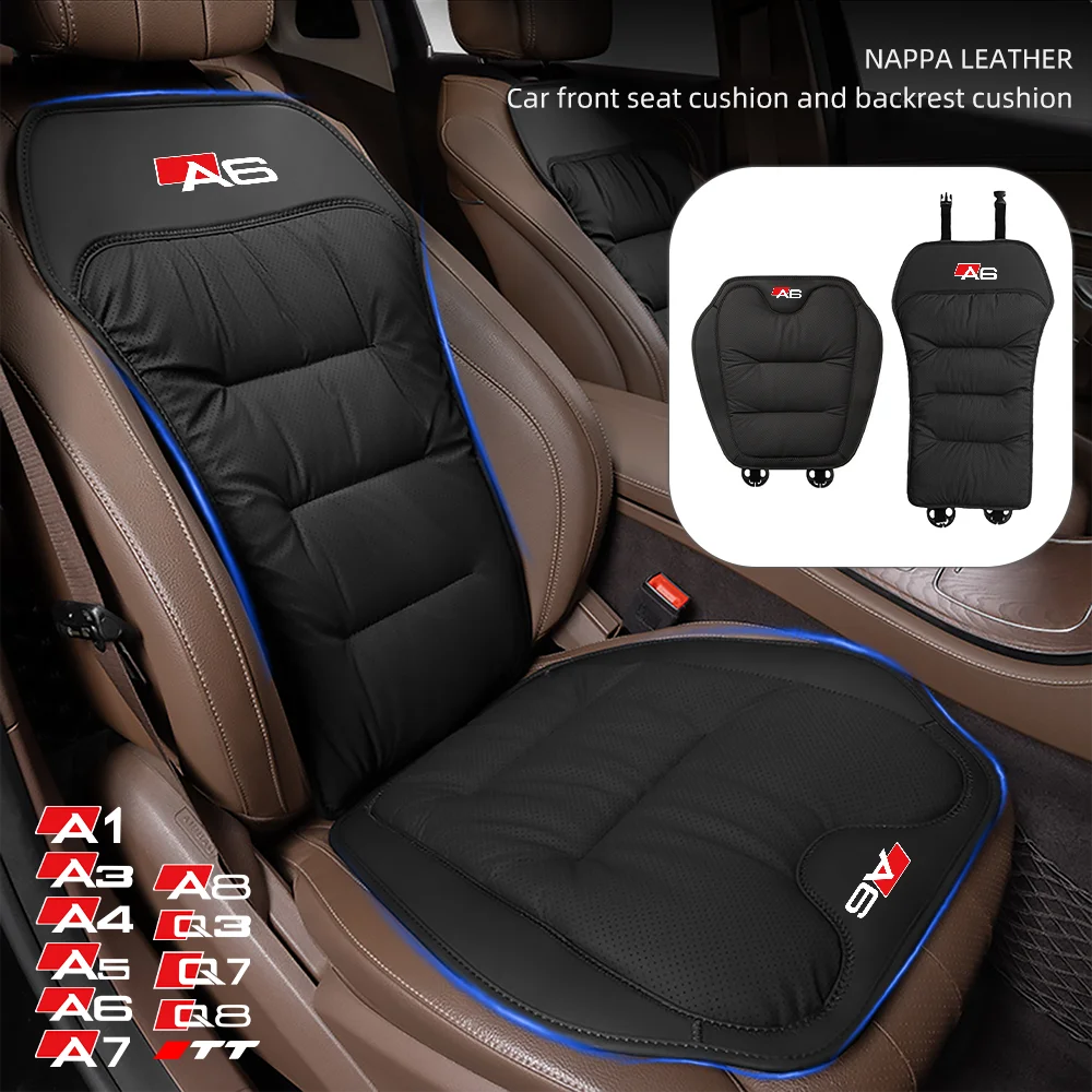 

Car Front Seat Cushion Breathable Seat Protector Cover Split Single Sitting Rear Set For AUDI A1 A3 A4 A5 A6 A7 A8 Q3 Q7 Q8 TT