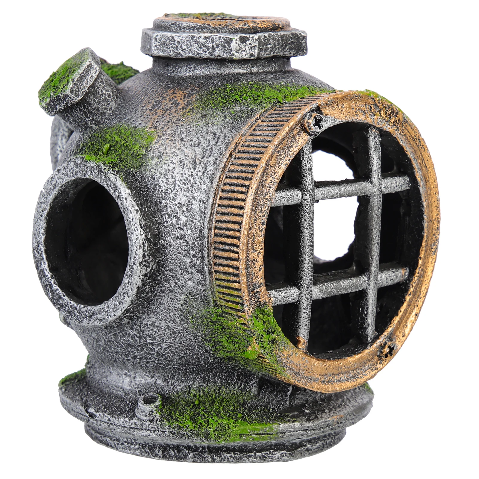 Aquarium Decor Resin Fish Hide Shrimp Hideout Underwater Fish Tank Accessories No Fading Aquarium Decor