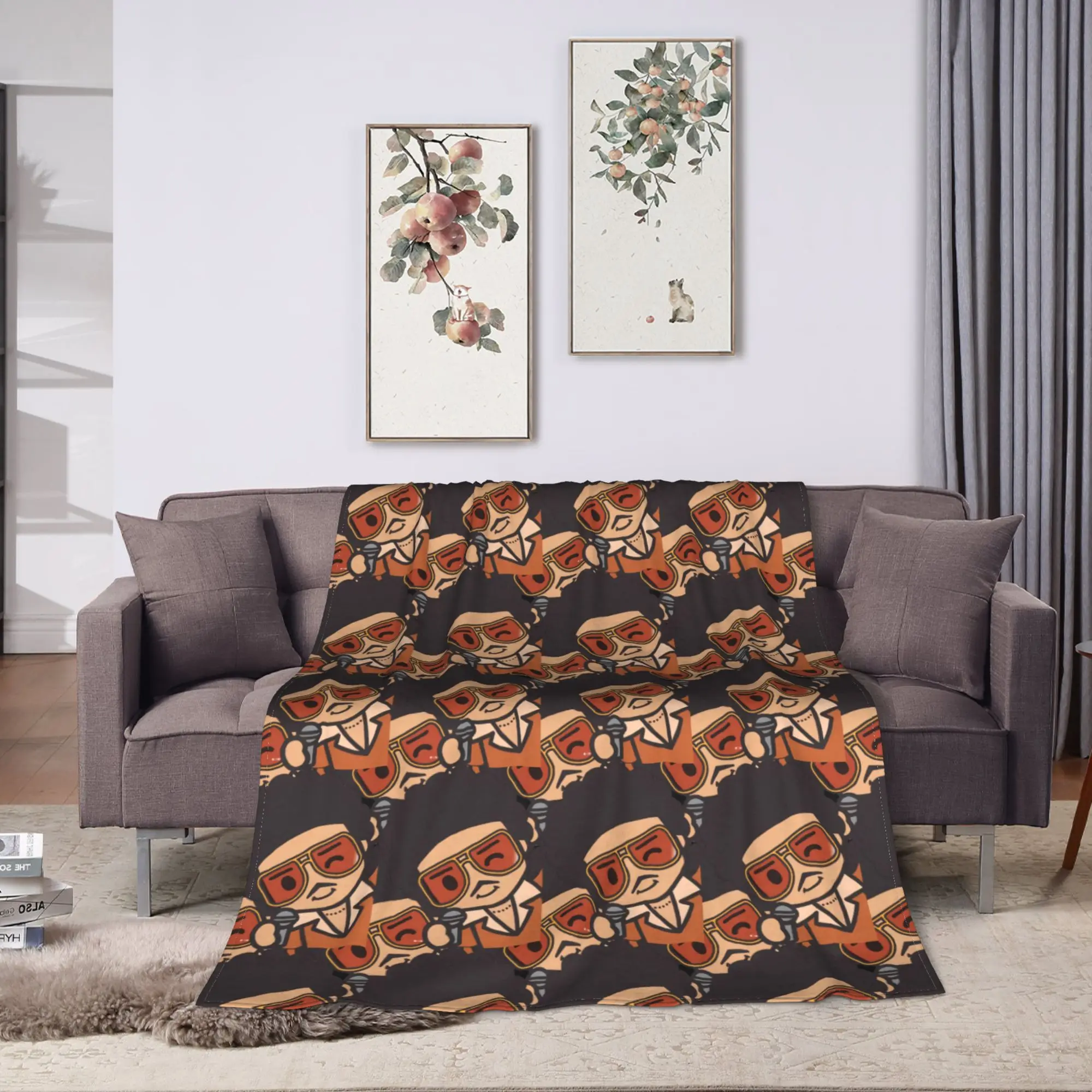 Bruno Mars The Romantic Tour 2026 Blankets Warm Comfortable Plush Throw Blanket For Living Room Flannel Bedspread Bed Cover