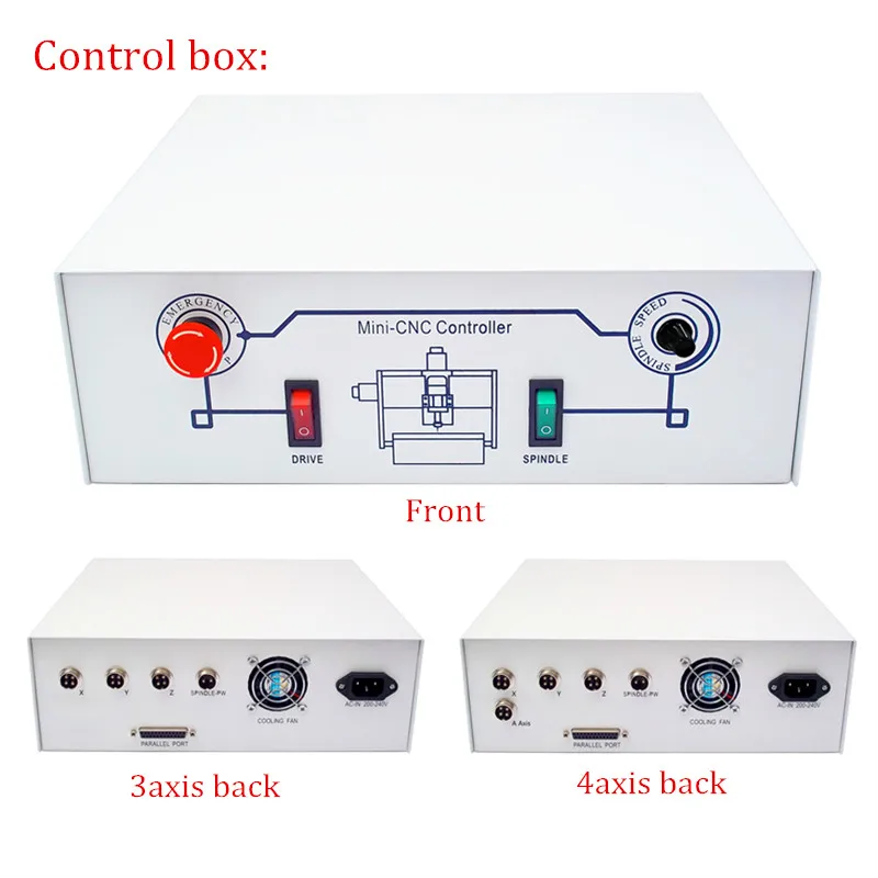 6040 CNC Engraving Drilling And Milling Machine 3 Axis 4 Axis For Metal PCB Wood Working 500W Spindle CNC Router Carving Cutter