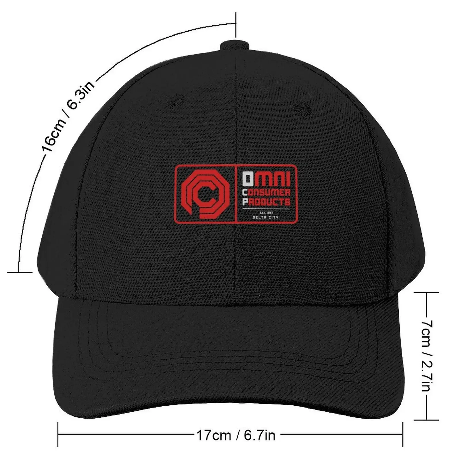 OCP Omni Consumer Products Baseball Cap Sunhat Anime Hat Hat Man Luxury Women's Golf Wear Men's