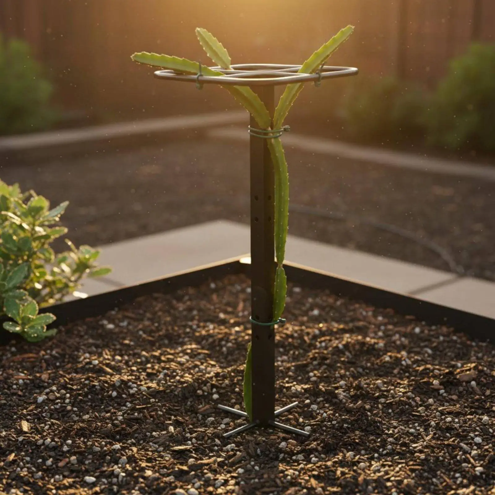 Heavy Duty Metal Adjustable Climbing Frame Plant Support Trellis for Climbing Plants Vertical Outdoor Gardening