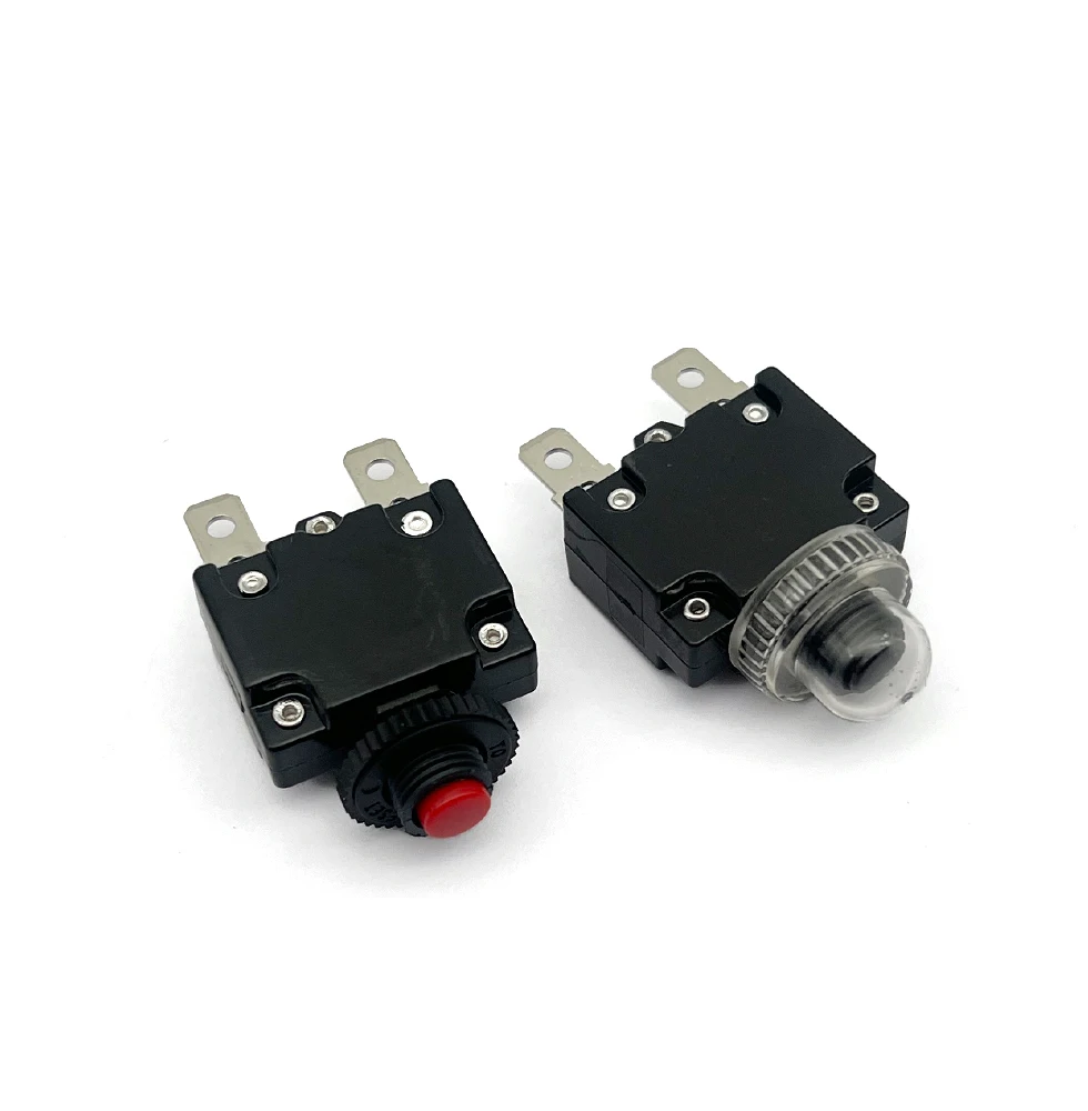 1PCS circuit Breaker MR1 3A,4A,5A,6A,7A,8A,10A,15A,16A,18A,20A,25A,30A  thermal switch overload protector push button and cap