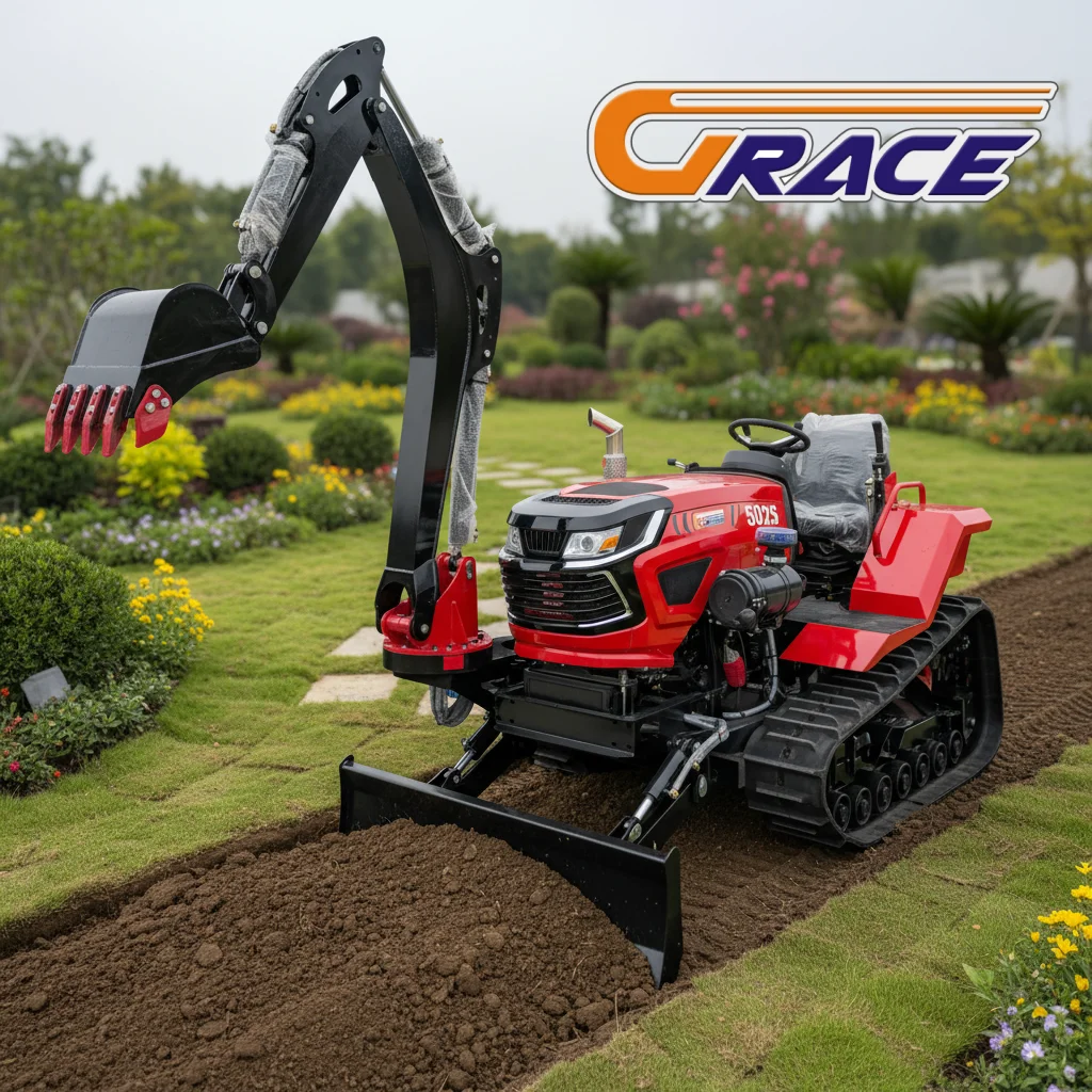 Customized Mini Crawler Tractor 25HP EPA Approved Waterproof Garden Tractor Fast Shipping Supply