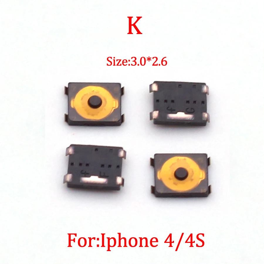 10pcs 3*2/2.8*1.9/2.6*1.6/4 MM Power On Off Inner Button Control For Iphone Huawei OPPO Xiaomi Samsung VIVO Honor Volume Switch