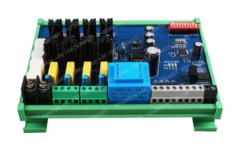 4チャンネルrs485通信modbus-rtu-ac調光速度制御モジュール（白熱灯用）
