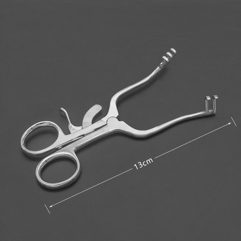 Medical orthopedic surgical instrument expander mastoid stretcher adjustable and automatically fixed multi-hook skin retractor