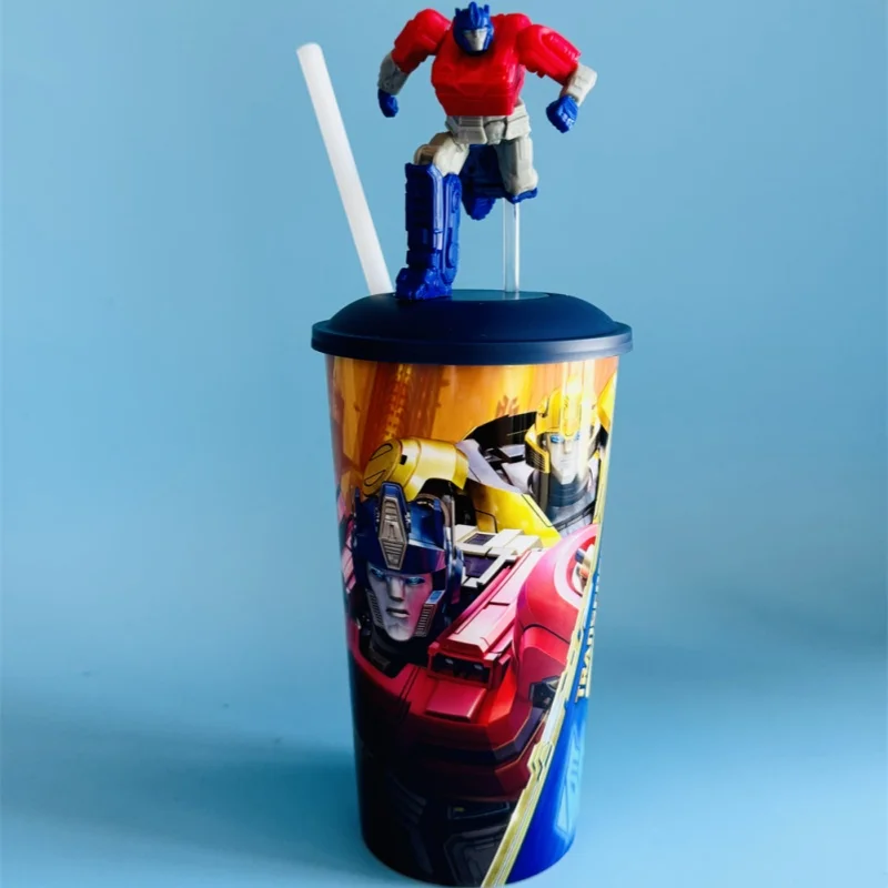 Hot Movie Transformation One Topper Cup Film Prime Theater Straw Popcorn Bucket Cinema Collectibles Fans Gift