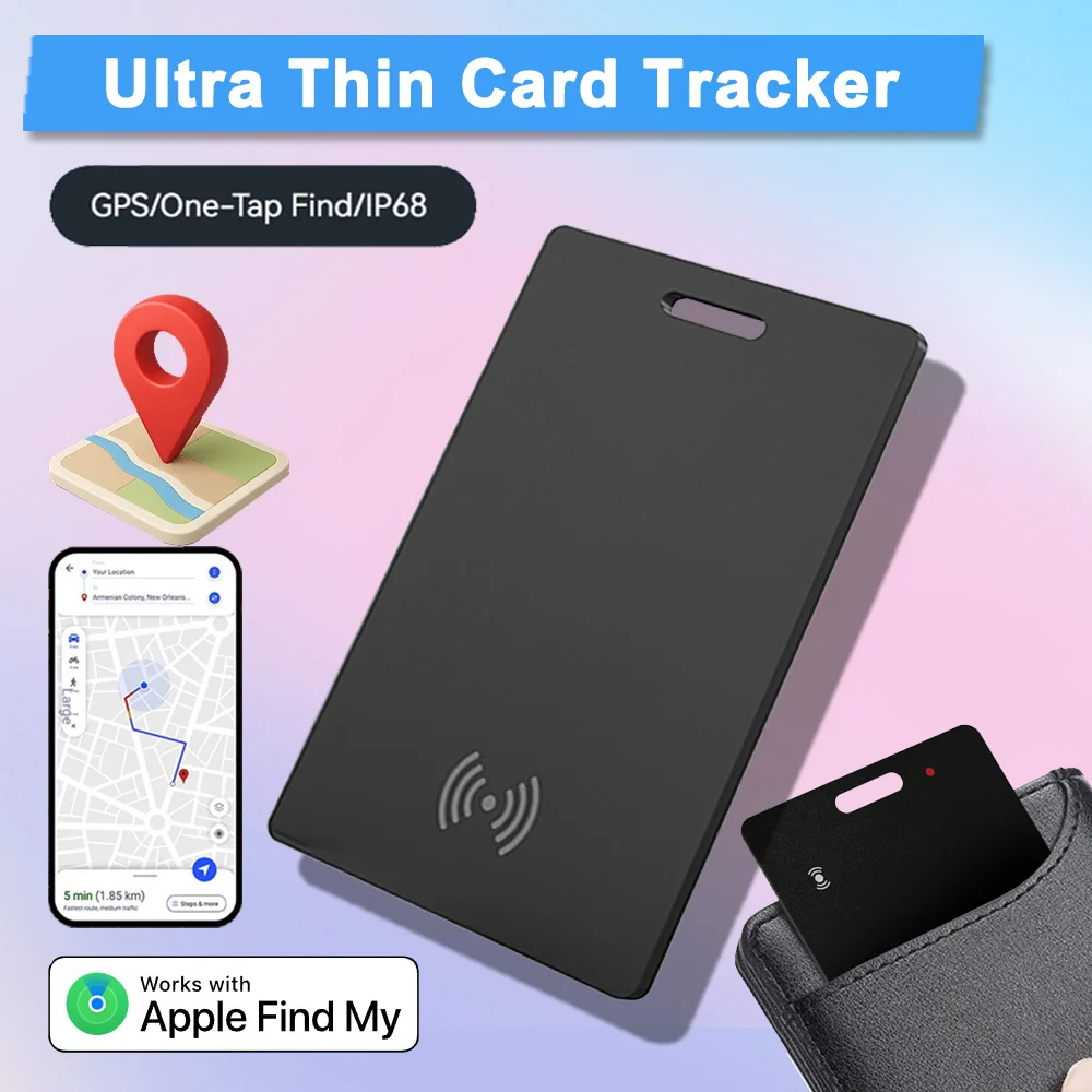 جهاز تعقب لاسلكي ذكي رفيع للغاية مضاد للخسارة - Apple Find My Compatible | لأجهزة iOS iPhone، المفاتيح، المحفظة، الحيوانات الأليفة والقطط والكلاب #1