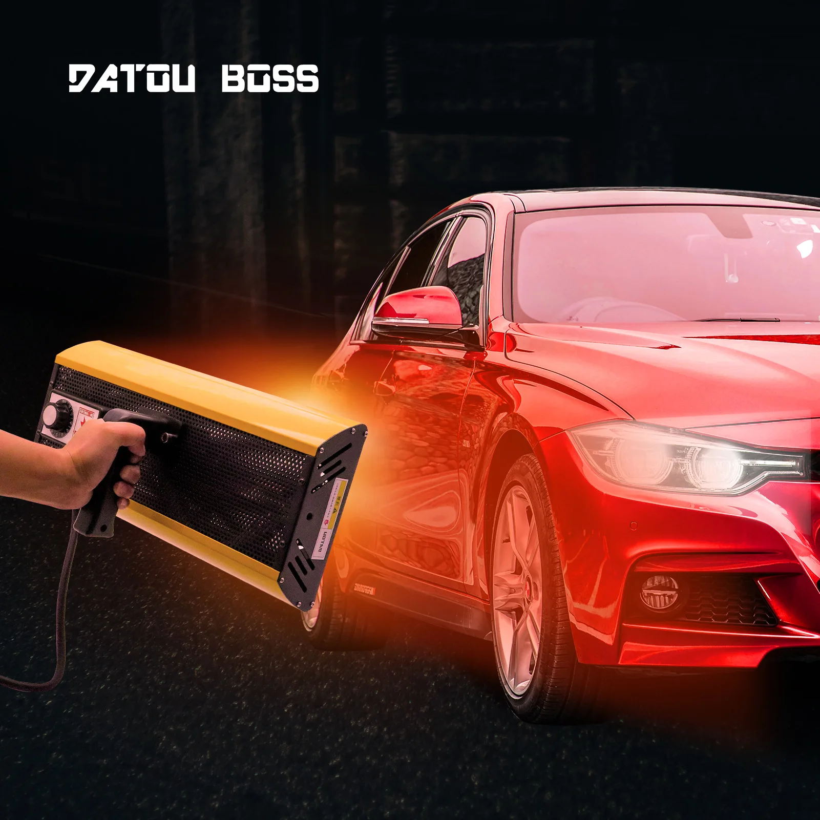 

Baking Infrared Paint Curing Lamp, Short Wave Infrared Heater For Car Bodywork Repair Paint Dry, Handheld Lifting Bracket 2000W