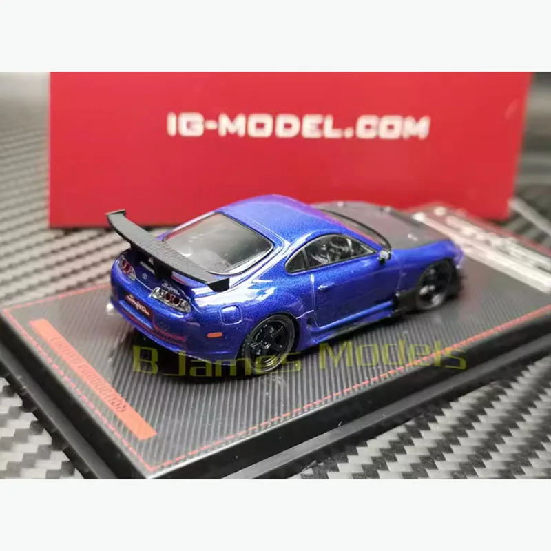 IG1:64 scale SUPRA JZA80 RZ alloy car model Classic Adult souvenir gift static display Hobby collection