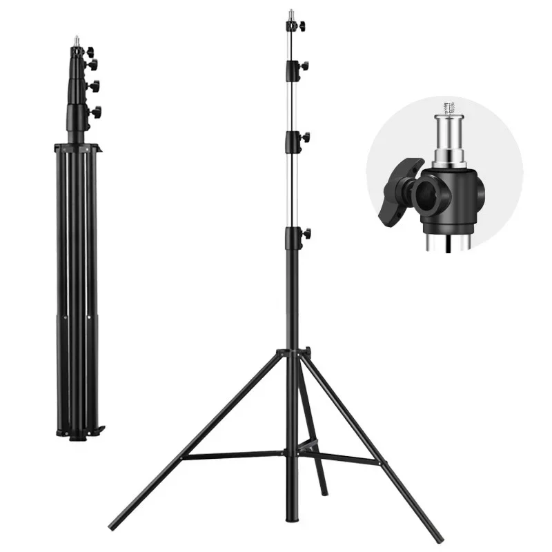4M bold heavy-duty built-in spring light stand, live studio filled light stand, photo floor tripod