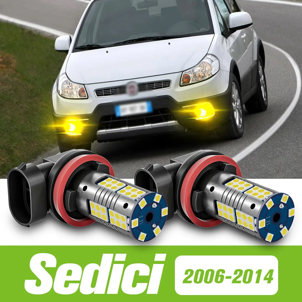 

2pcs For Fiat Sedici 2006-2014 LED Fog Light 2007 2008 2009 2010 2011 2012 2013 Accessories